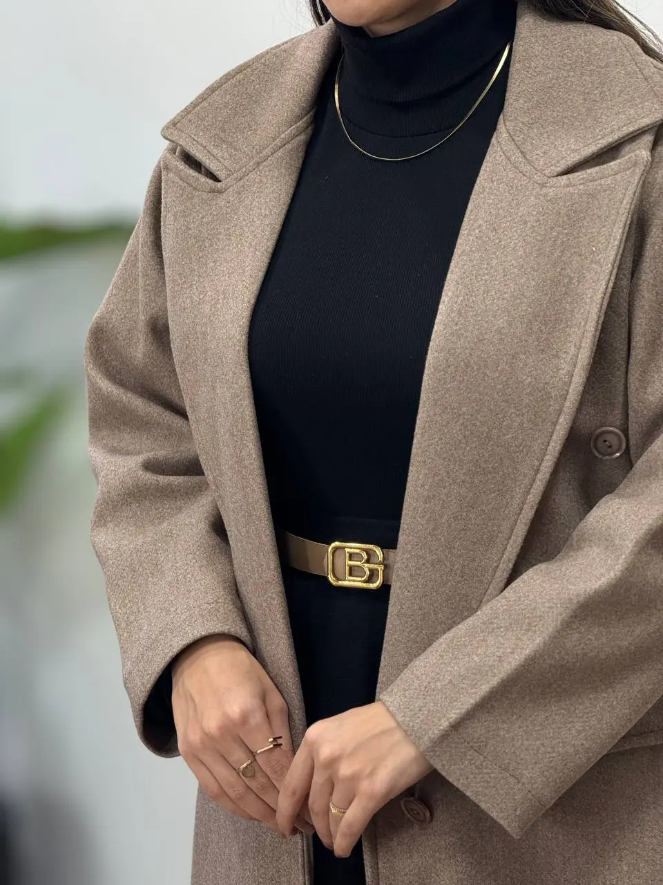 پالتو فوتر بلند آستردار دلینا